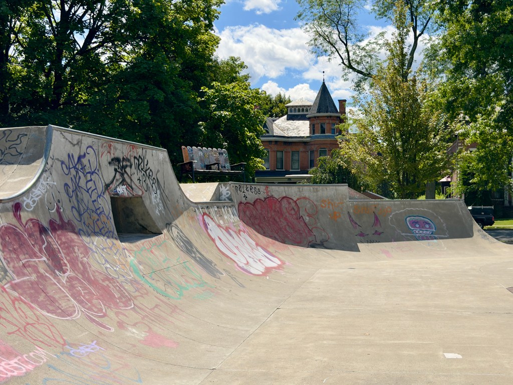 Blue Banks Skatepark in Albany